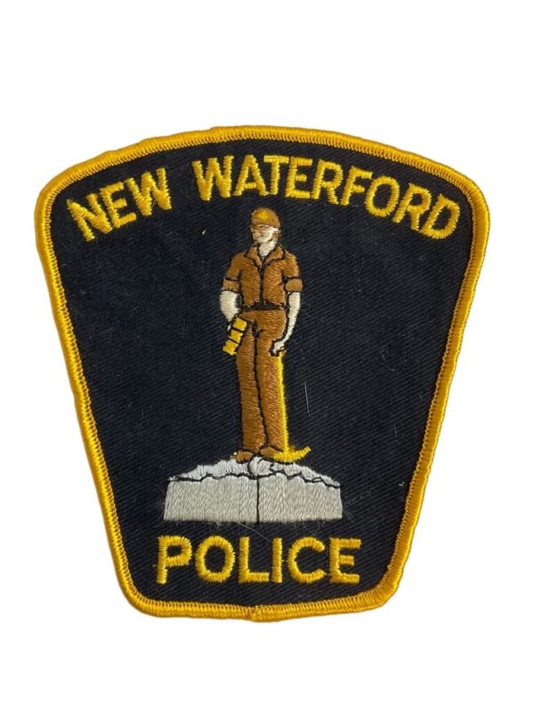 Canadian New Waterford Nova Scotia Yellow Border Police Patch