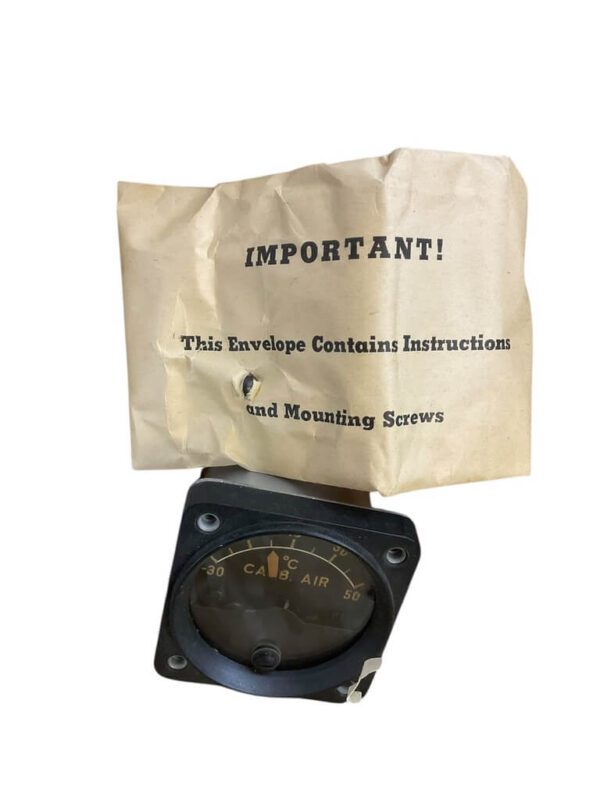 WW2 Canadian RCAF Aircraft Carburettor Air Thermometer NIB - Image 10