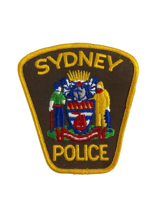 Canadian Sydney Nova Scotia Yellow Border Police Patch