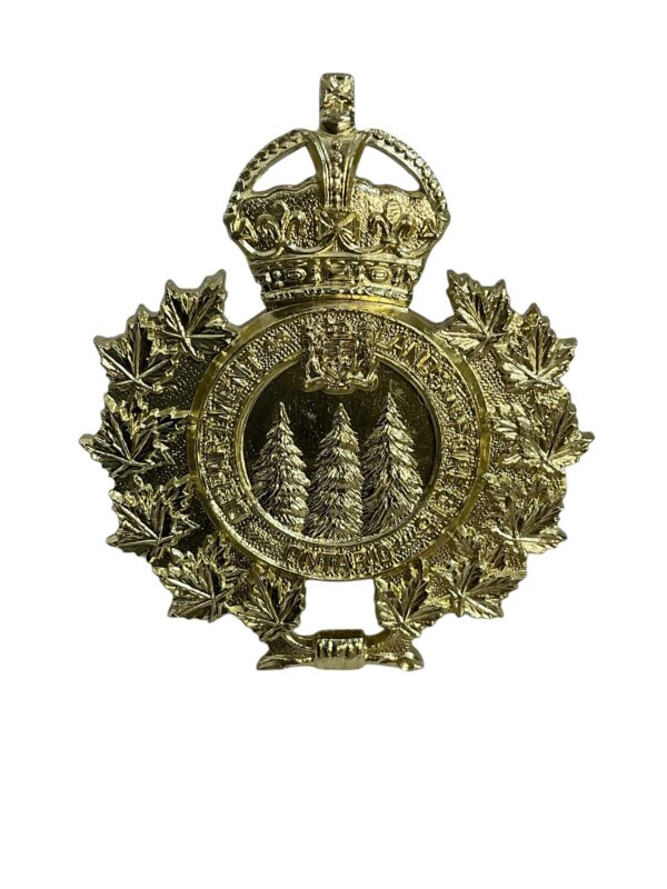 Canadian Department of Lands and Forests  Ontario Staybright Cap Badge