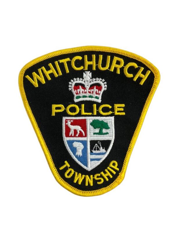 Canadian Whitchurch Ontario Yellow Border Police Patch