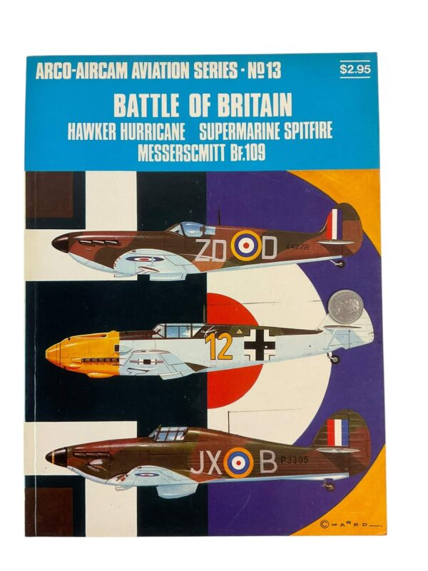 WW2 British RAF Battle of Britain Arco Aircam Aviation Series No 13 Used Softcover Reference Book