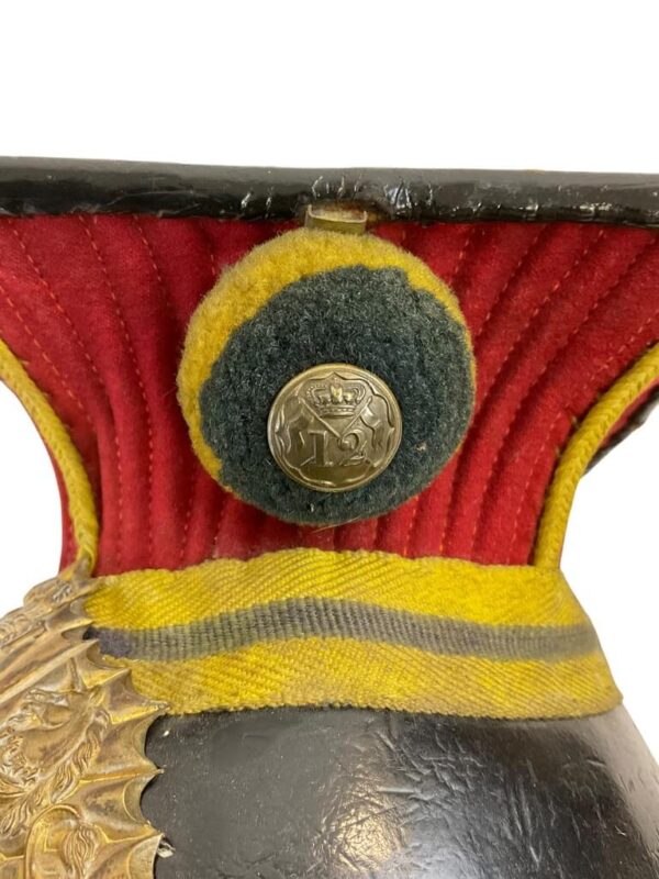 British Victorian 12th Lancers Czapka Helmet - Image 3