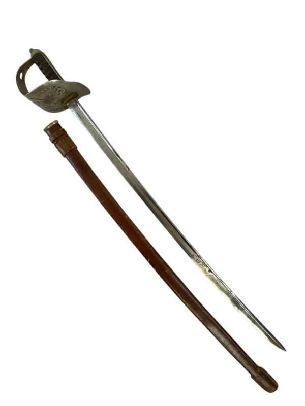 British 91st Argyllshire Highlanders Officers Sword with Field Scabbard