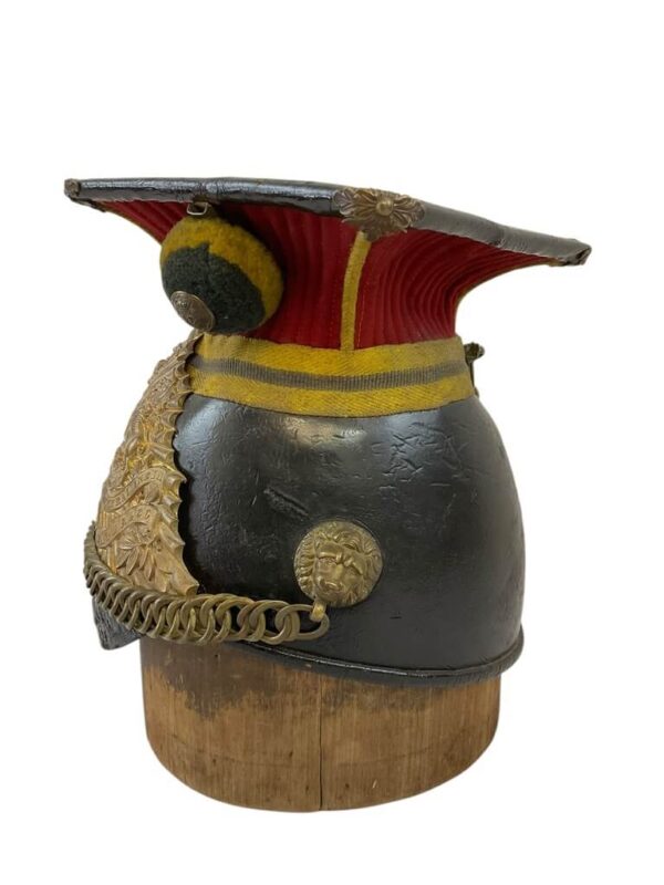 British Victorian 12th Lancers Czapka Helmet - Image 4