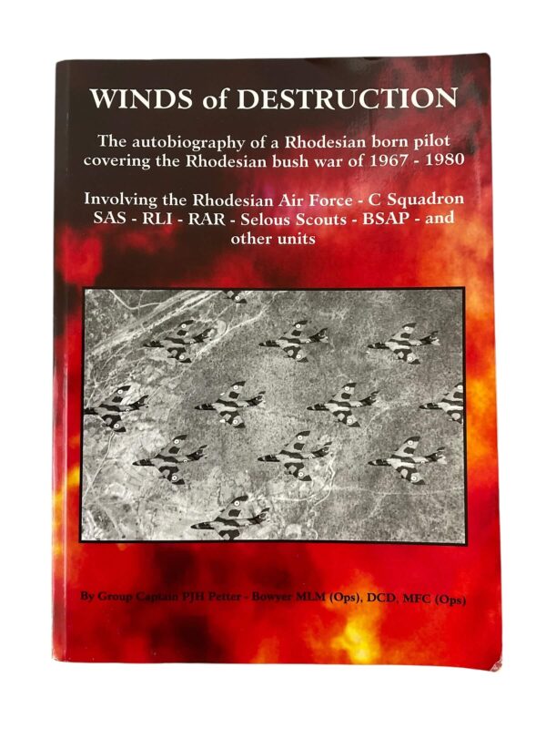 Rhodesian Air Force Winds of Destruction Autobiography Used Softcover Reference Book