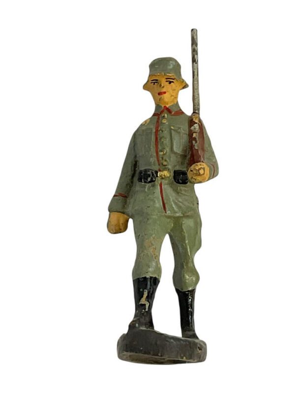 WW2 German Army Heer Rifleman Marching Elastolin Toy Soldier 8