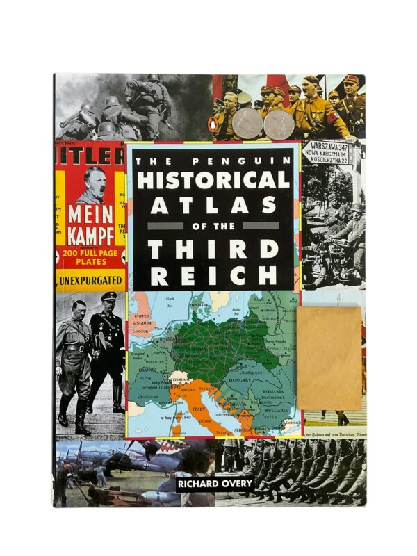 WW2 German The Penguin Historical Atlas of the Third Reich Used Softcover Reference Book