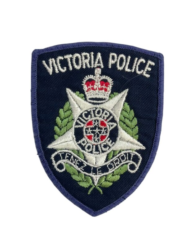 Canadian Victoria British Columbia Blue Border Police Patch 1