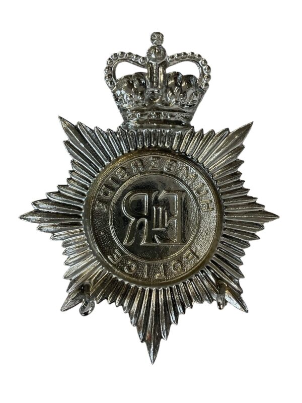 British Humberside Police Helmet Plate - Image 2