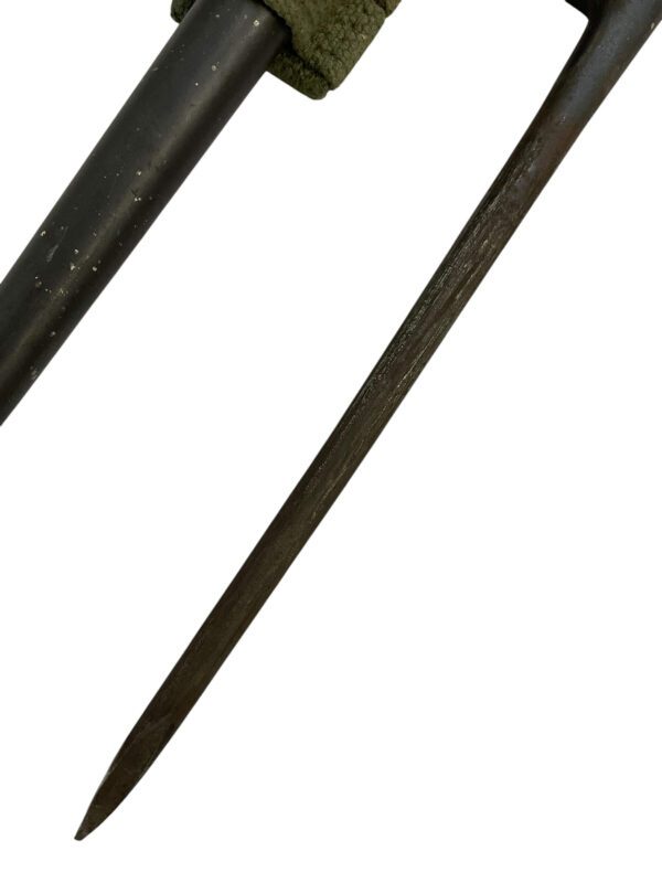 WW2 Canadian Spike Bayonet with Scabbard and Frog Dated 1952 - Image 4