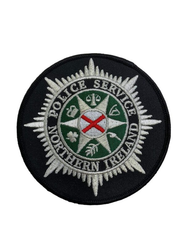 Irish Northern Ireland Black Border Police Service Patch