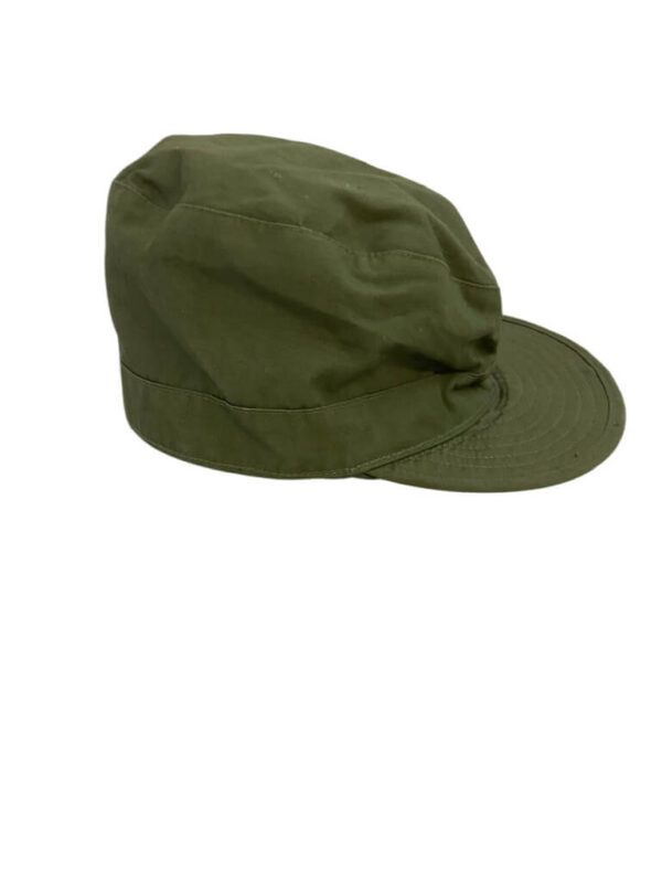 US Army Korean War M-1951 Pattern OD Green Cotton Field Cap Size 6 3/4 - Image 6