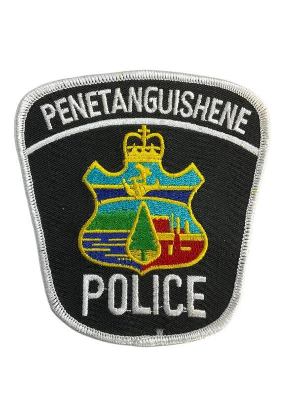 Canadian Penetanguishene Ontario White Border Police Patch