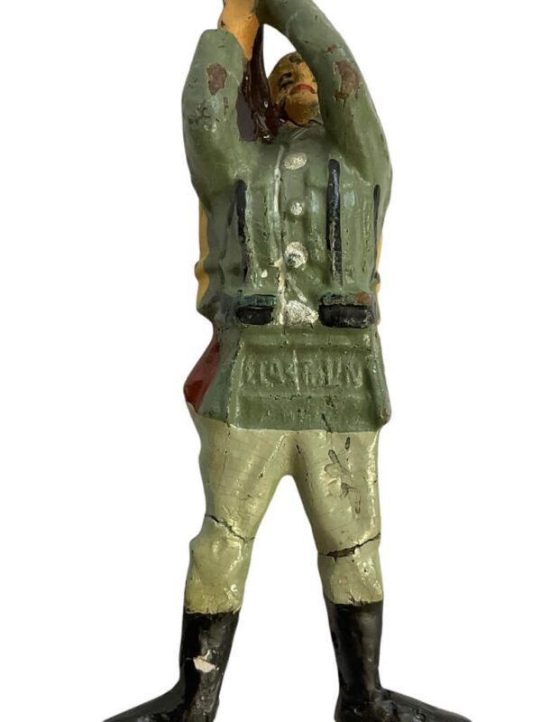 WW2 German Army Heer Rifleman Prone Shooting Elastolin Toy Soldier