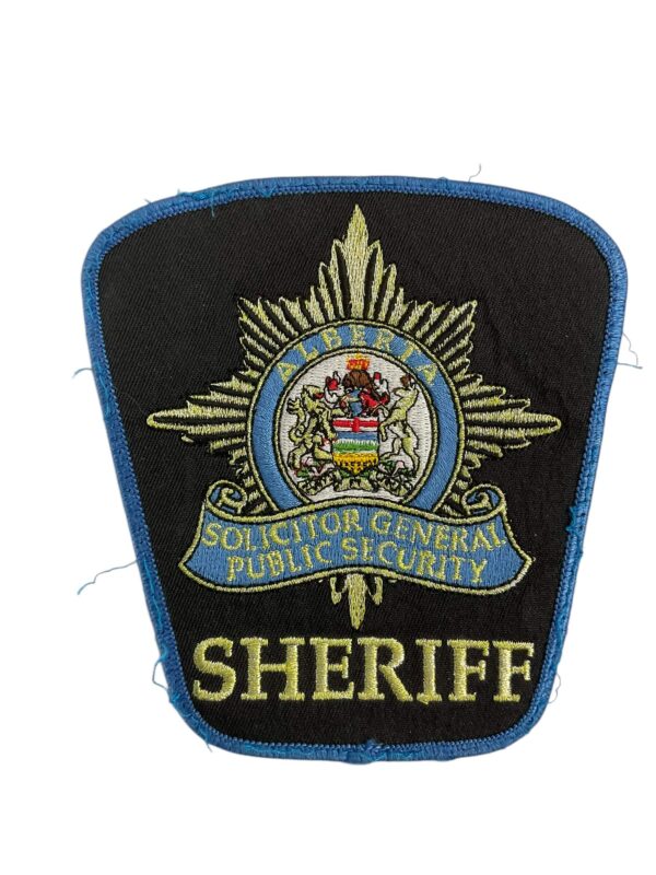 Canadian Alberta Solicitor General Public Security Sheriff Police Patch