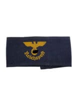 WW2 German Postal Service Reichspost Embroidered Wool Armband