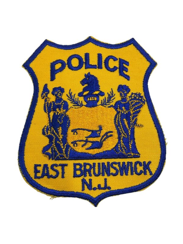 US East Brunswick New Jersey Blue Border Police Patch