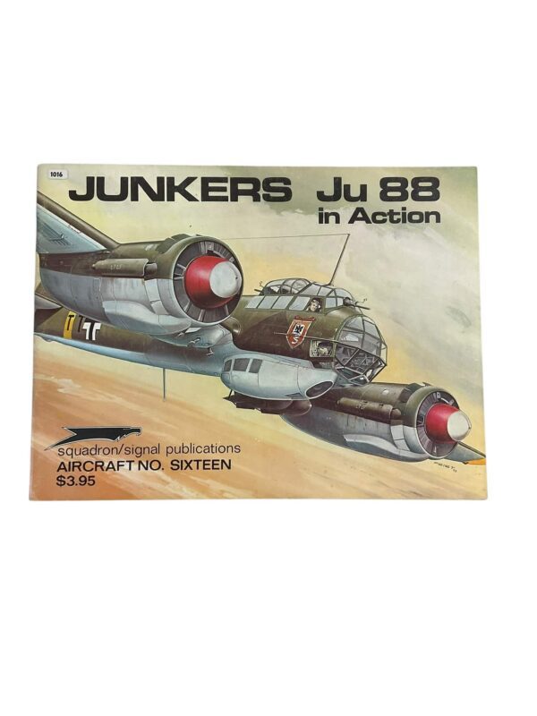 WW2 German Luftwaffe Junkers Ju 88 in Action Squadron Signal Aircraft No 16 Used Softcover Reference Book