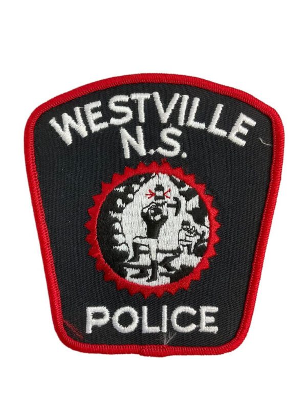 Canadian Westville Nova Scotia Red Border Police Patch