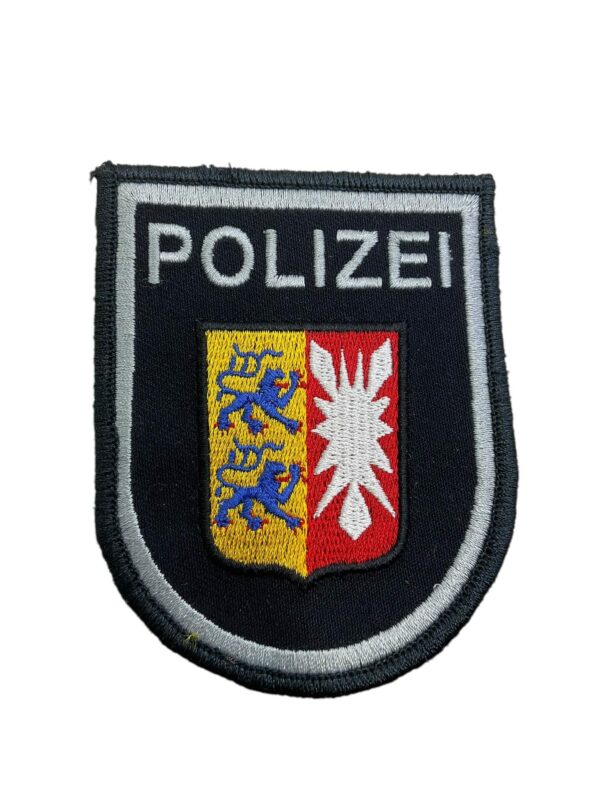 German Schleswig-Holstein Black Border Police Patch