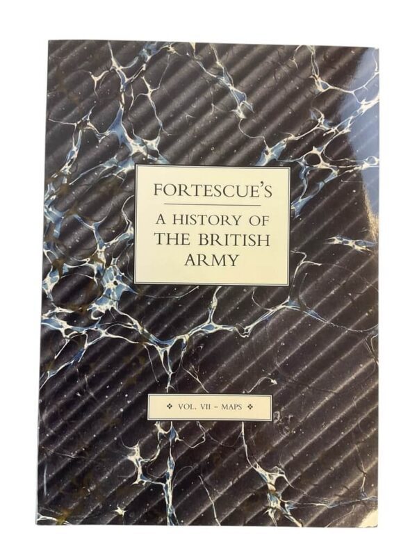 Fortescue's A History of the British Army Vol 8 Maps Used Softcover Reference Book