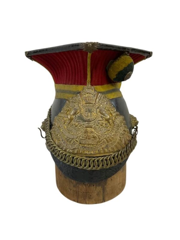 British Victorian 12th Lancers Czapka Helmet - Image 7