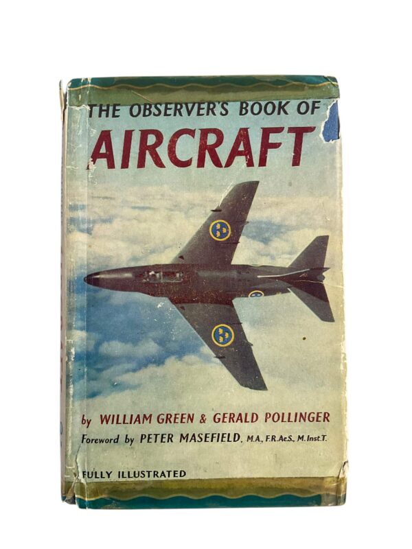 The Observers Book of Aircraft 1960 William Green Hardcover Reference Book