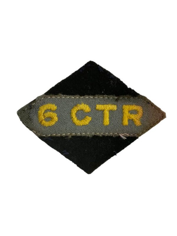 WW2 Canadian 6th CTR First Hussars Armoured Brigade Patch Single