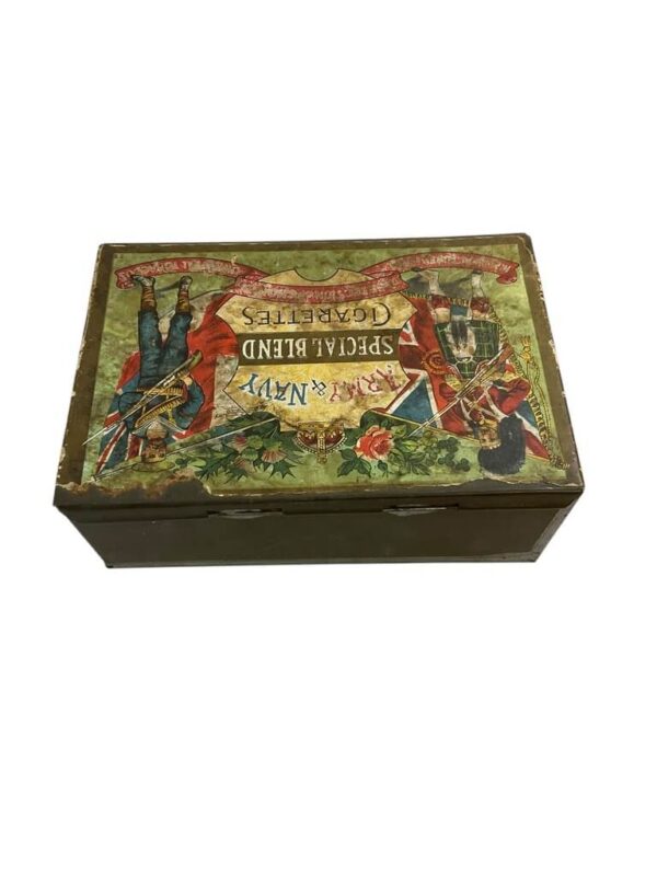 WW1 British Army and Navy Special Blend Cigarette Empty Tin Published