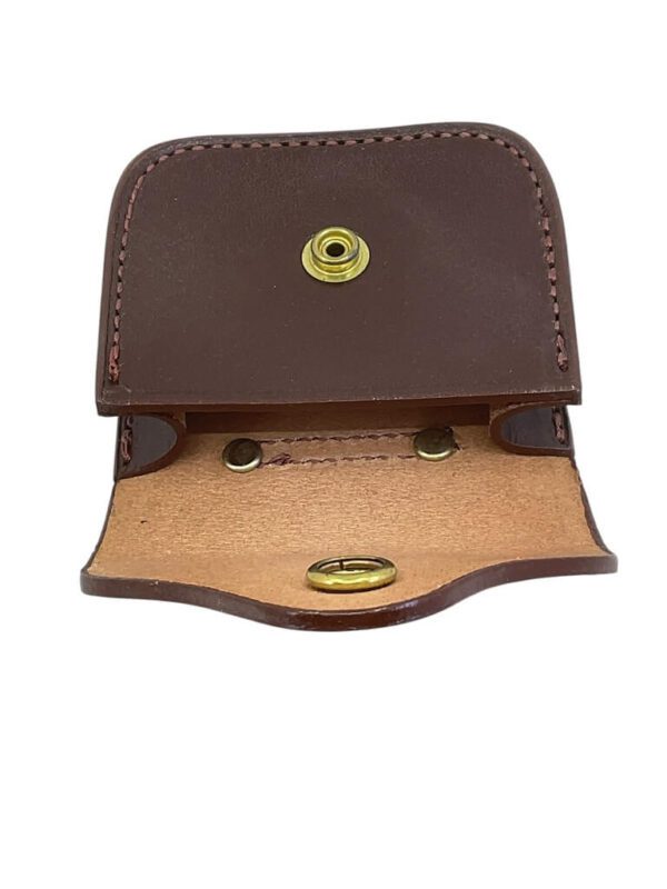 Royal Canadian Mounted Police RCMP Brown Leather Ammo Pouch - Image 2