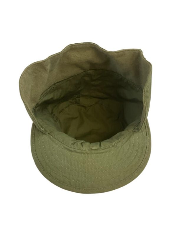 US Army Korean War M-1951 Pattern OD Green Cotton Field Cap Size 6 3/4 - Image 4