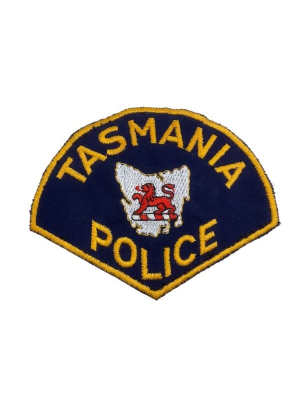 Australian Tasmania Yellow Border Police Patch