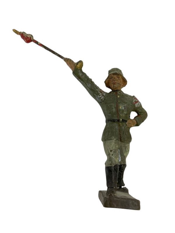 WW2 German Army Heer Bandsman With Baton Lineol Toy Soldier