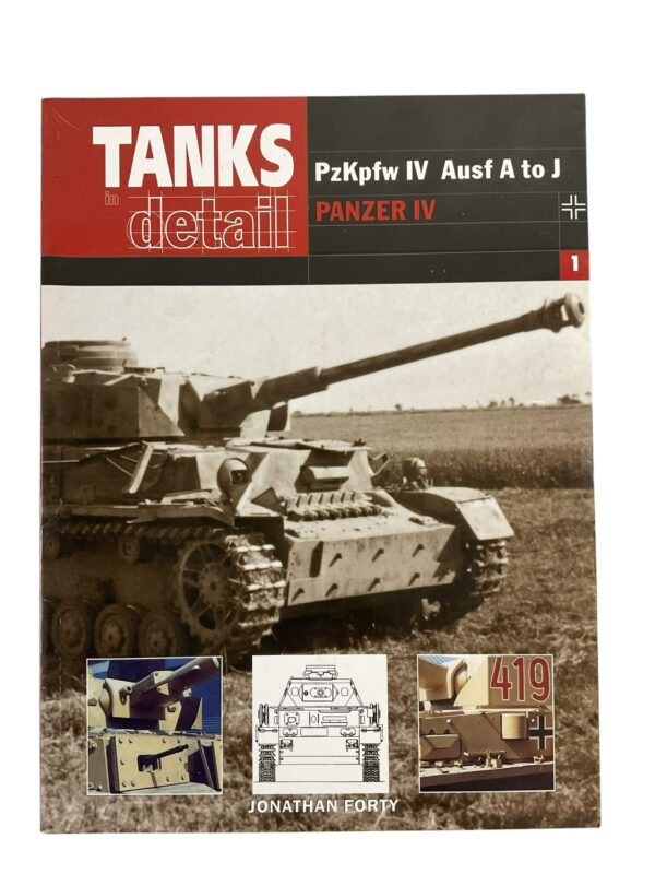 WW2 German PzKpfw 4 Ausf A to J Tanks in Detail No 1 Used Softcover Reference Book