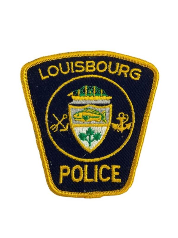 Canadian Louisbourg Ontario Yellow Border Police Patch