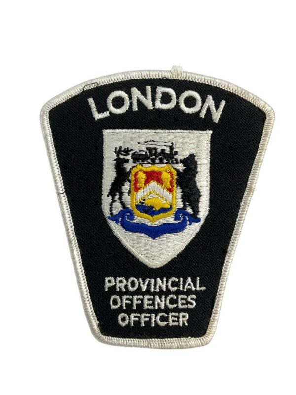 Canadian London Ontario Provincial Offences Officer Patch