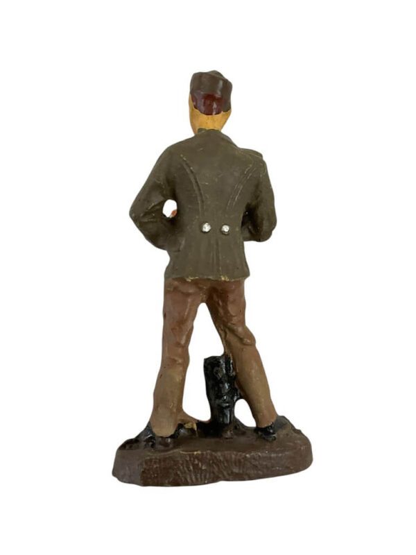 WW2 German Labour Service RAD Man Cleaning Boots Elastolin Toy Soldier