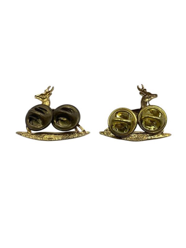 Canadian Royal Canadian Dragoons Collars Insignia Pair - Image 2