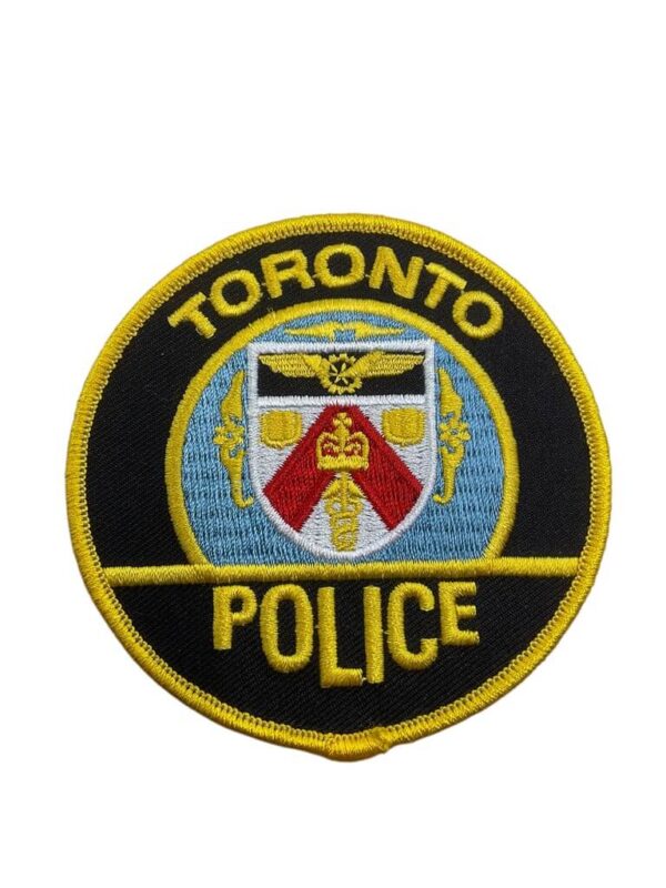 Canadian Toronto Ontario Yellow Border Police Patch