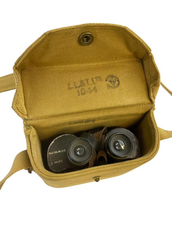 WW2 Canadian Army Binoculars In Case