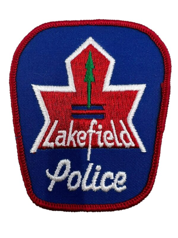 Canadian Lakefield Ontario Red Border Police Patch