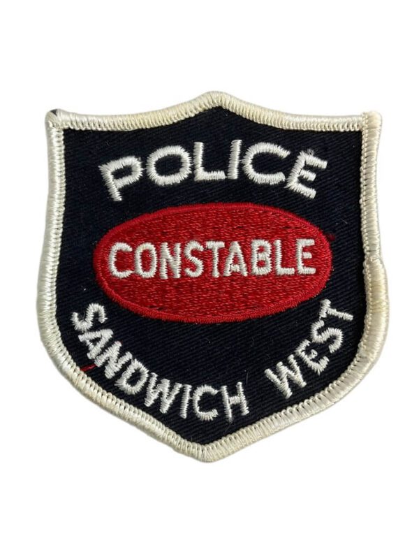 Canadian Sandwich West Ontario Constable Police Patch