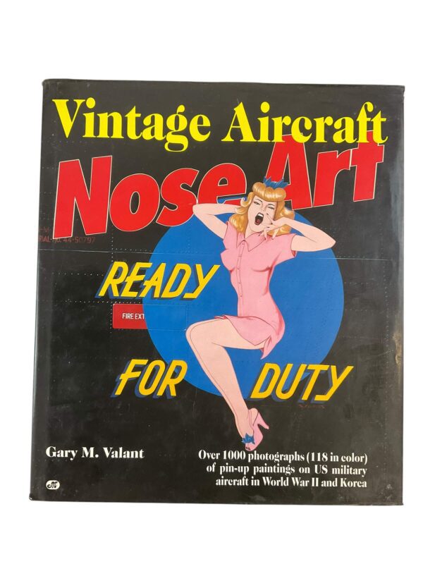 WW2 US USAAF Vintage Aircraft Nose Art Used Hardcover Reference Book