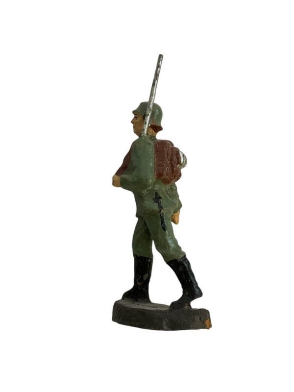 WW2 German Army Heer Rifleman Marching Elastolin Toy Soldier 6