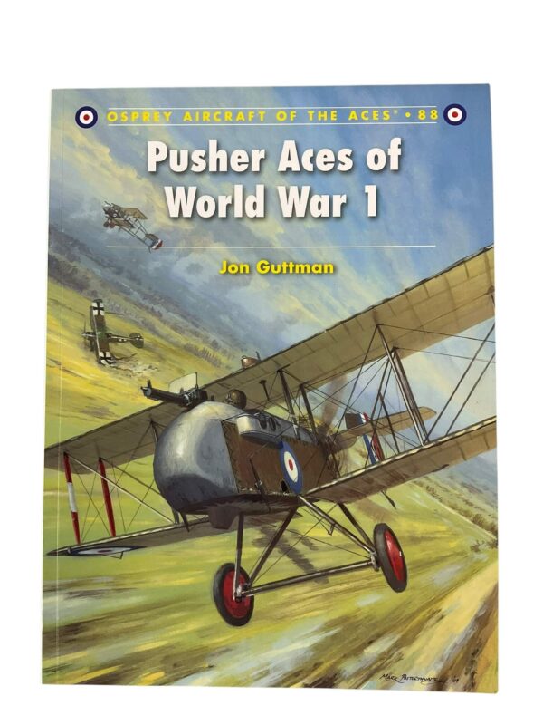 WW1 British French Pusher Aces of World War 1 Osprey Aircraft No 88 New Softcover Reference Book