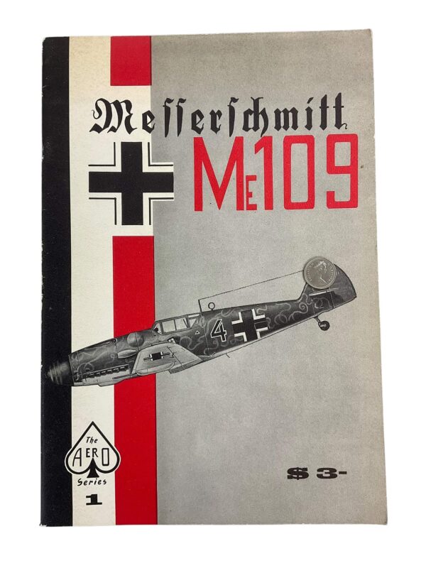 WW2 German Luftwaffe Messerschmitt Me109 Aero Series No 1 Used Softcover Reference Book