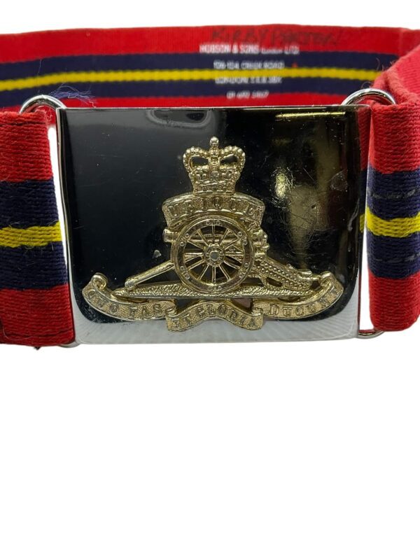 British Royal Artillery Stable Belt with Buckle Maker Hobson and Sons