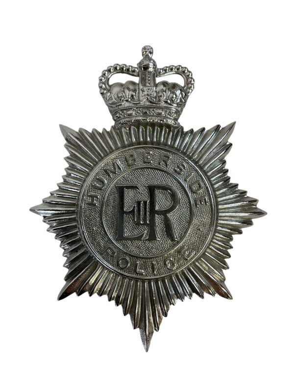 British Humberside Police Helmet Plate