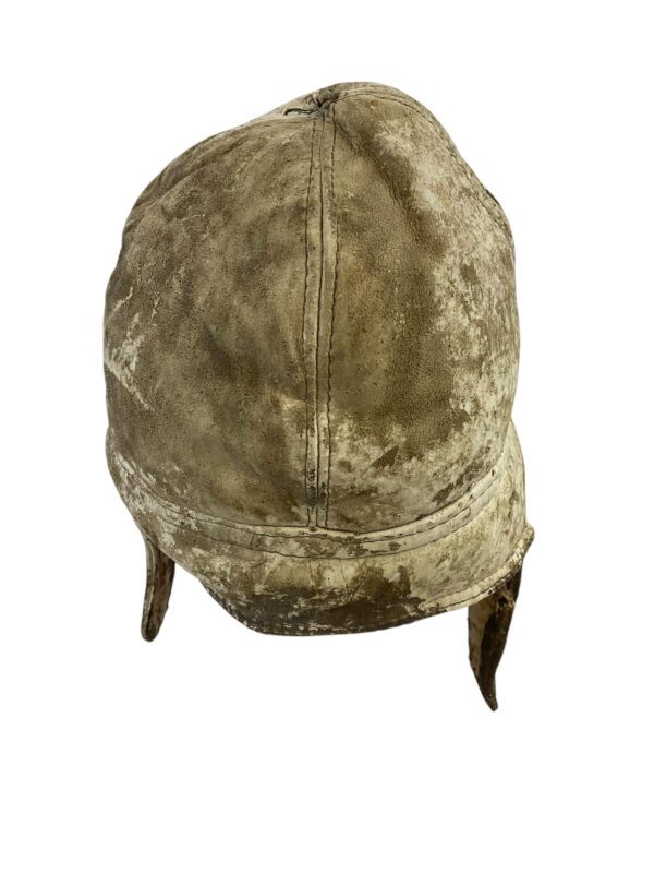 WW2 German Airforce Luftwaffe Sheep Skin Winter Cap